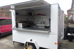 Small Burger Catering trailer